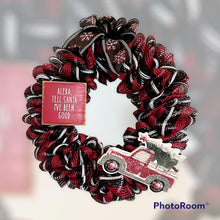 Load image into Gallery viewer, Alexa Tell Santa I’ve Been Good Christmas Wreath