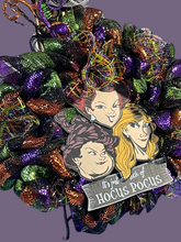 Load image into Gallery viewer, It’s Just a Bunch of Hocus Pocus Halloween Wreath