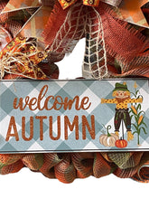 Load image into Gallery viewer, Welcome Autumn Wreath, Fall Wreath