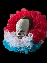 Load image into Gallery viewer, Clown Horror Wreath, Halloween Decor, Scary Halloween