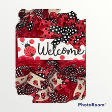 Load image into Gallery viewer, Welcome Lady Bug Wreath