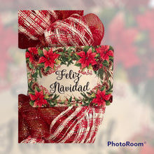Load image into Gallery viewer, Feliz Navidad Christmas Wreath