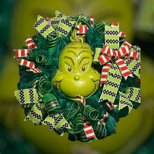 Load image into Gallery viewer, The Green Monster Christmas Wreath
