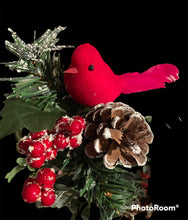 Load image into Gallery viewer, Christmas Cardinal Grapevine Wreath