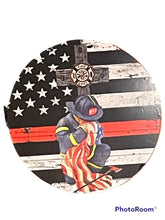Load image into Gallery viewer, Fireman Service Wreath