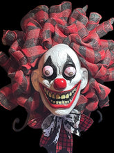 Load image into Gallery viewer, Googly Eye Clown Wreath