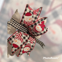 Load image into Gallery viewer, Snowman Wreath