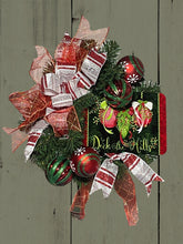 Load image into Gallery viewer, Deck The Halls Christmas Wreath Christmas Decor Ornament Decor