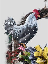 Load image into Gallery viewer, Rooster Farmhouse Style Wreath