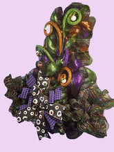 Load image into Gallery viewer, Halloween Spooky Eyes Witch Hat Wreath