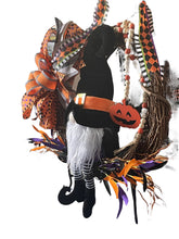 Load image into Gallery viewer, Gnome Witch Grapevine Wreath