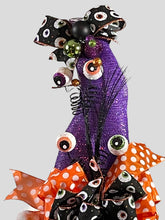 Load image into Gallery viewer, Spooky Eyes Witch Hat Wreath