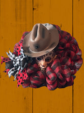 Load image into Gallery viewer, Krueger Mask Halloween Wreath