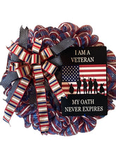 Load image into Gallery viewer, I am a Veteran Wreath