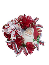 Load image into Gallery viewer, Santa Merry Christmas Wreath
