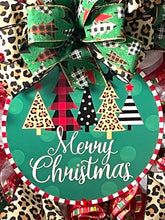 Load image into Gallery viewer, Merry Christmas Wreath Christmas Decor