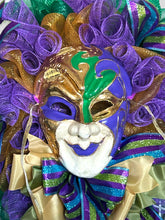 Load image into Gallery viewer, Mardi Gras Wreath, Mardi Gras Decor, Fat Tuesday