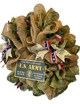 Load image into Gallery viewer, This We’ll Defend Army Wreath, Military Wreath, Patriotic