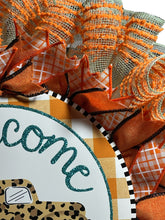 Load image into Gallery viewer, Welcome Fall Wreath