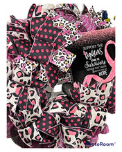 Load image into Gallery viewer, Support the Fighters Hope Wreath, Breast Cancer, Awareness Wreath