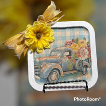 Load image into Gallery viewer, Spring Vintage  Truck Wood Display