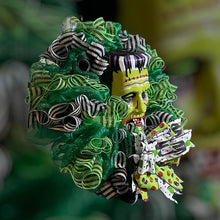 Load image into Gallery viewer, Vintage Frankenstein Monster Wreath Halloween Decor Halloween Wreath