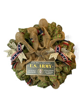 Load image into Gallery viewer, This We’ll Defend Army Wreath, Military Wreath, Patriotic