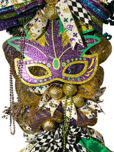 Load image into Gallery viewer, Mardi Gras Swag, Mardi Gras Decor