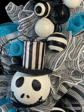 Load image into Gallery viewer, Black and White Christmas Halloween Swag