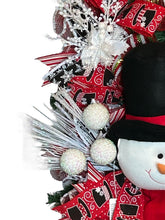 Load image into Gallery viewer, Snowman Christmas Swag, Christmas Wreath, Christmas Decor, Snowman
