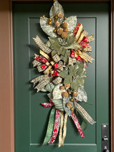 Load image into Gallery viewer, Rustic Christmas Swag Wreath, Christmas Decor
