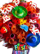 Load image into Gallery viewer, Fiesta Sombrero Wreath, Fiesta Wreath, Fiesta Decor
