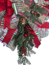 Load image into Gallery viewer, Christmas Presents Swag, Rustic Christmas, Christmas Decor, Christmas Wreath
