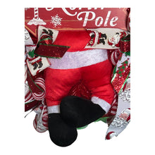 Load image into Gallery viewer, Santa Christmas Wreath, North Pole Christmas, Christmas Decor
