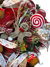 Load image into Gallery viewer, Gingerbread Christmas Swag, Christmas Decor, Gingerbread
