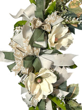 Load image into Gallery viewer, Magnolia Wreath, Floral Grapevine Wreath, Home Decor
