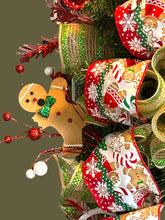 Load image into Gallery viewer, Gingerbread Swag, Christmas Decor, Gingerbread Christmas
