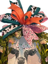 Load image into Gallery viewer, Hello Sweet Cheeks Wreath, Farmhouse Decor, Girl Cow
