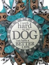 Load image into Gallery viewer, Dog Wreath, Dog Lover’s Gift, Dog Decor
