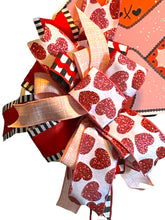 Load image into Gallery viewer, Happy Valentine’s Day Bow Sign, Valentine Gift, Valentine Decor
