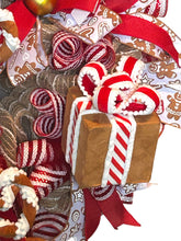 Load image into Gallery viewer, Gingerbread Christmas, Christmas Wreath, Christmas Decor
