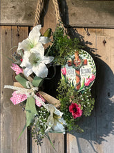 Load image into Gallery viewer, Easter Blessings Grapevine Wreath, Easter Decor, Religious
