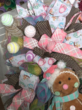 Load image into Gallery viewer, Gingerbread Doll Christmas Swag, Gingerbread Christmas, Christmas Wreath, Christmas Decor
