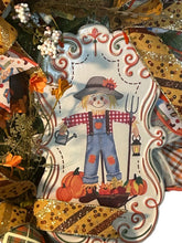 Load image into Gallery viewer, Scarecrow Wreath, Fall Wreath, Autumn, Harvest
