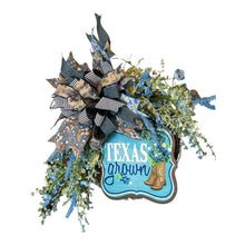 Load image into Gallery viewer, Texas Grown Grapevine Wreath, Western Decor, Rustic Decor
