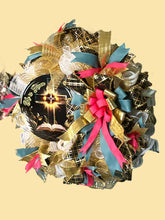 Load image into Gallery viewer, He Is Risen Wreath, Easter Wreath, Easter Decor, Religious Wreath
