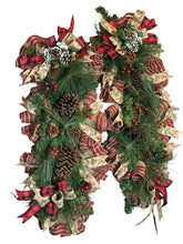 Load image into Gallery viewer, Pinecone Swag, Christmas Swag, Christmas Decor, Winter Decor
