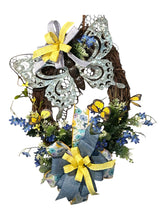 Load image into Gallery viewer, Rustic Butterfly Wreath, Butterfly Grapevine Wreath, Everyday Decor

