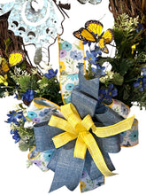 Load image into Gallery viewer, Rustic Butterfly Wreath, Butterfly Grapevine Wreath, Everyday Decor
