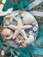 Load image into Gallery viewer, Beach House Wreath, Lake Beach Decor, Beach House Decor, Seashells, Coastal Decor
